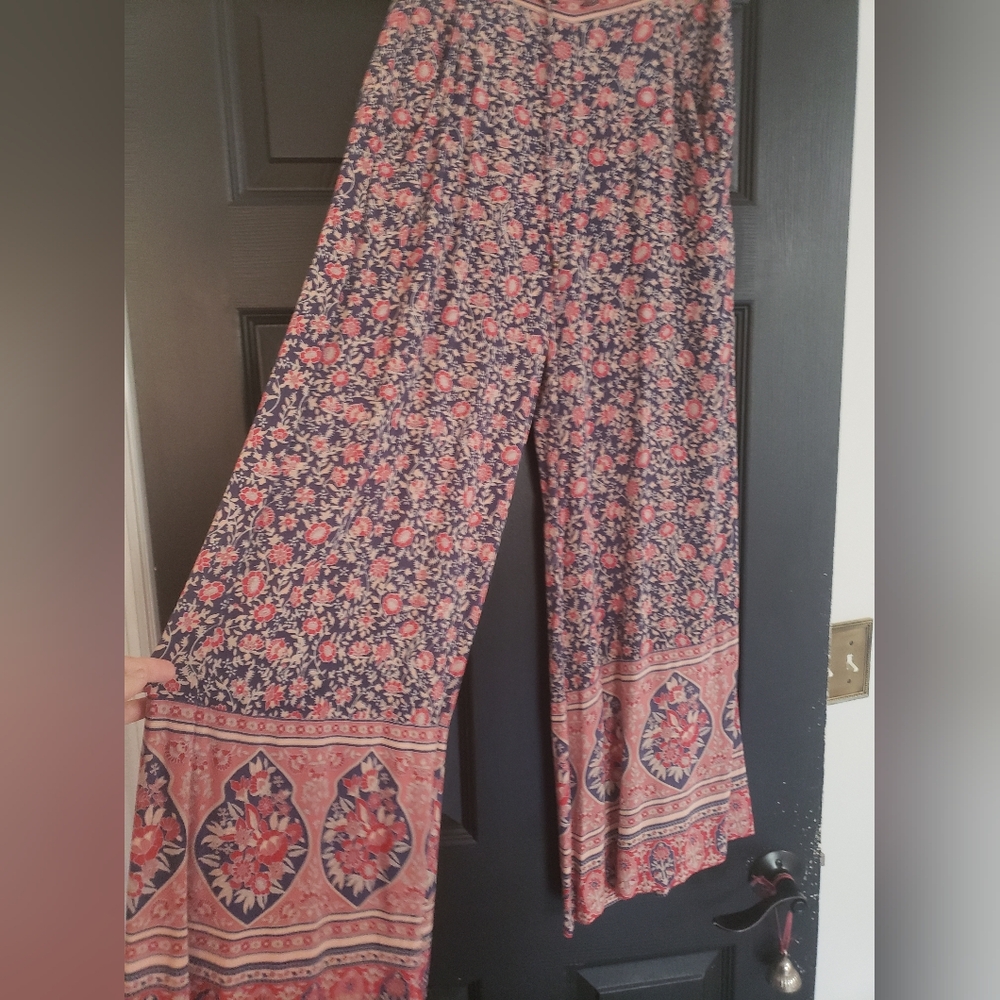 Spell & The Gypsy Floral Patterned Pants sz M